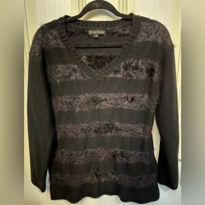 Love & Legend Long Sleeve Black an Neck Sweater 1X